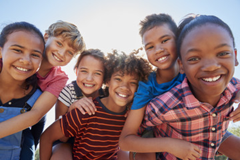 children smiling